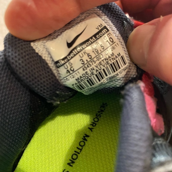 Nike lunarglide 3 (tdv) 454575-003 city gry/mtllc slvr - Picture 6 of 7